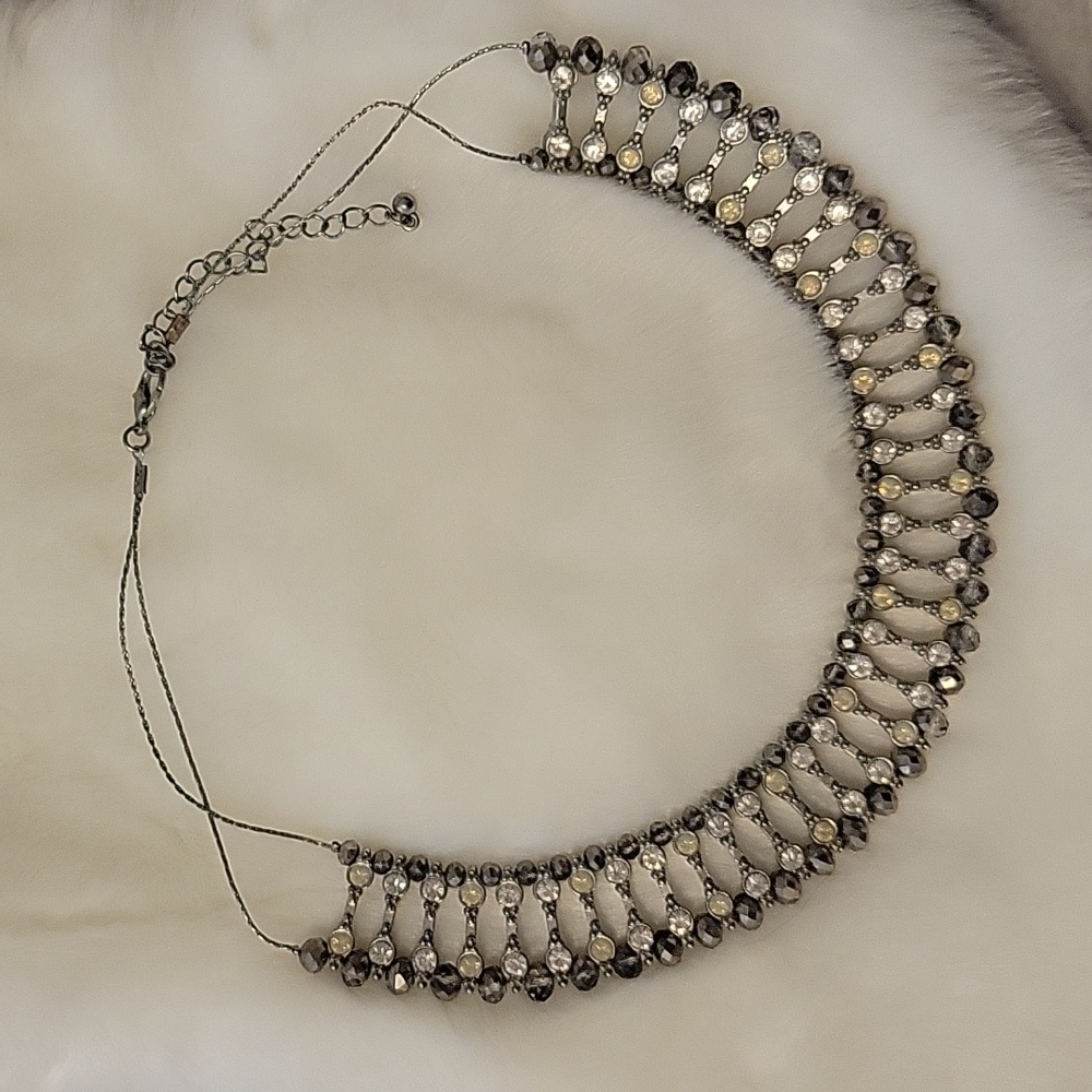 Womens silver necklace